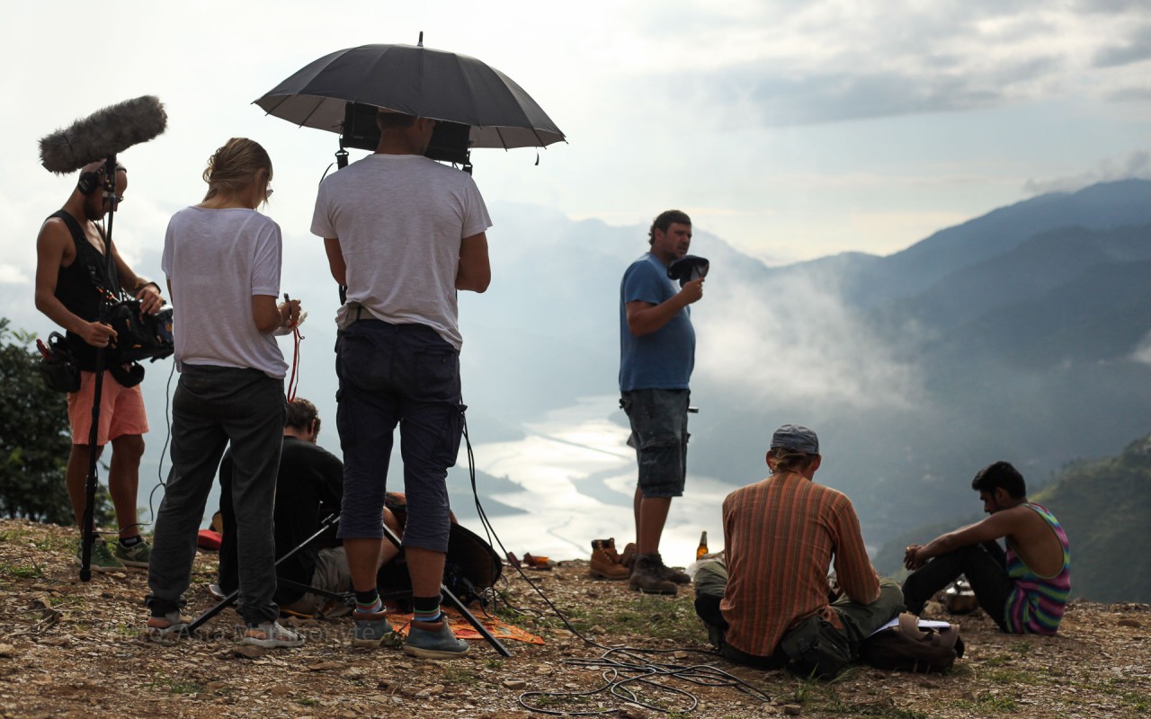 Shooting of Holy Cow / filmuojant Šventą karvę Shooting Holy Cow