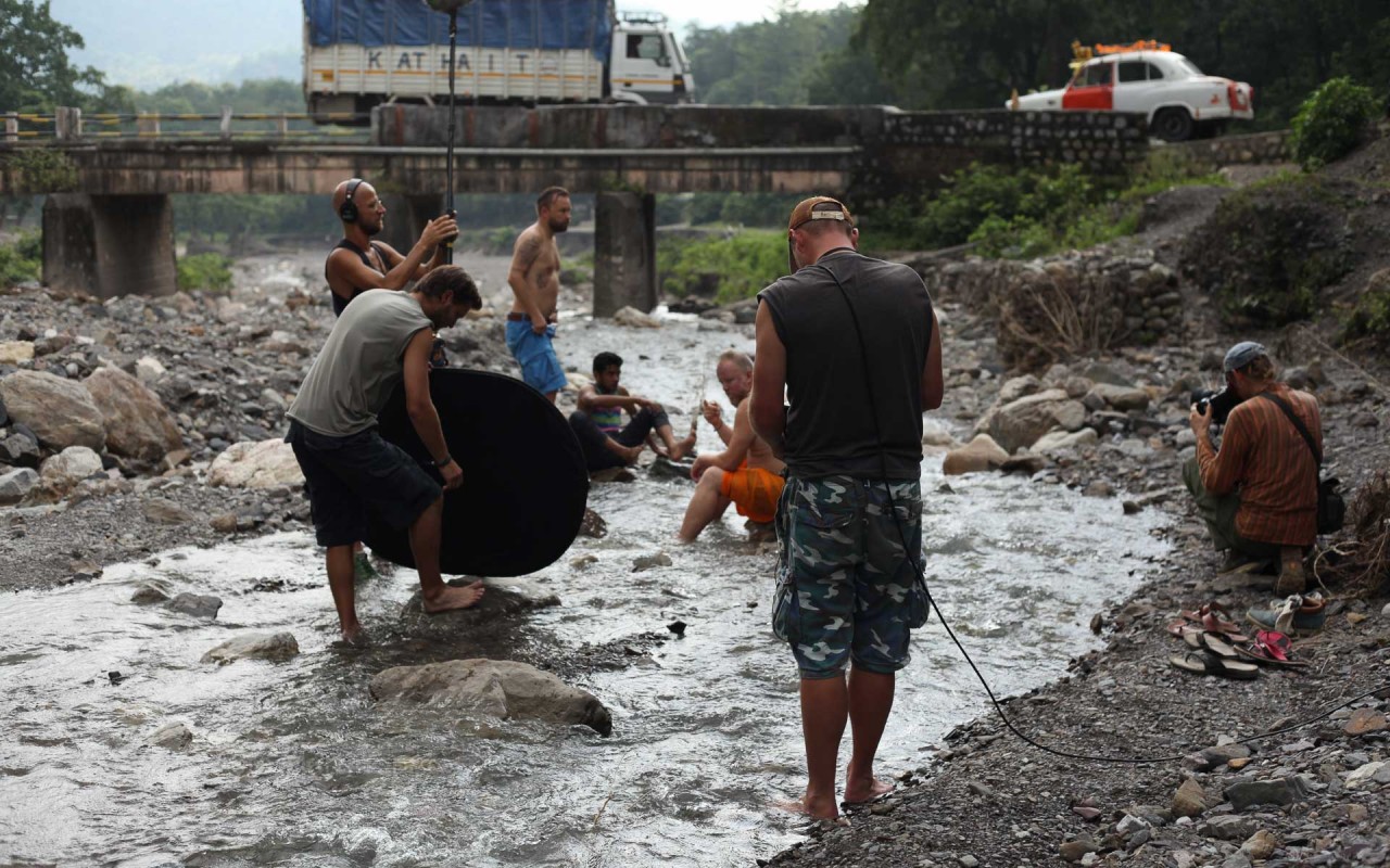 Shooting of Holy Cow / filmuojant Šventą karvę Shooting Holy Cow
