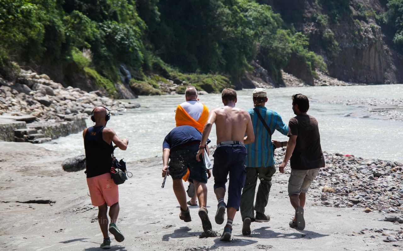 Shooting of Holy Cow / filmuojant Šventą karvę Shooting Holy Cow